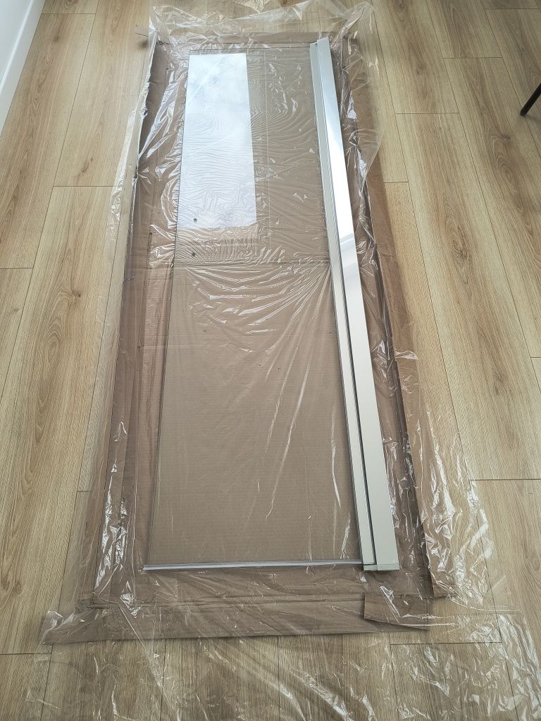 Nowe drzwi prysznicowe 110cm wahadlowe