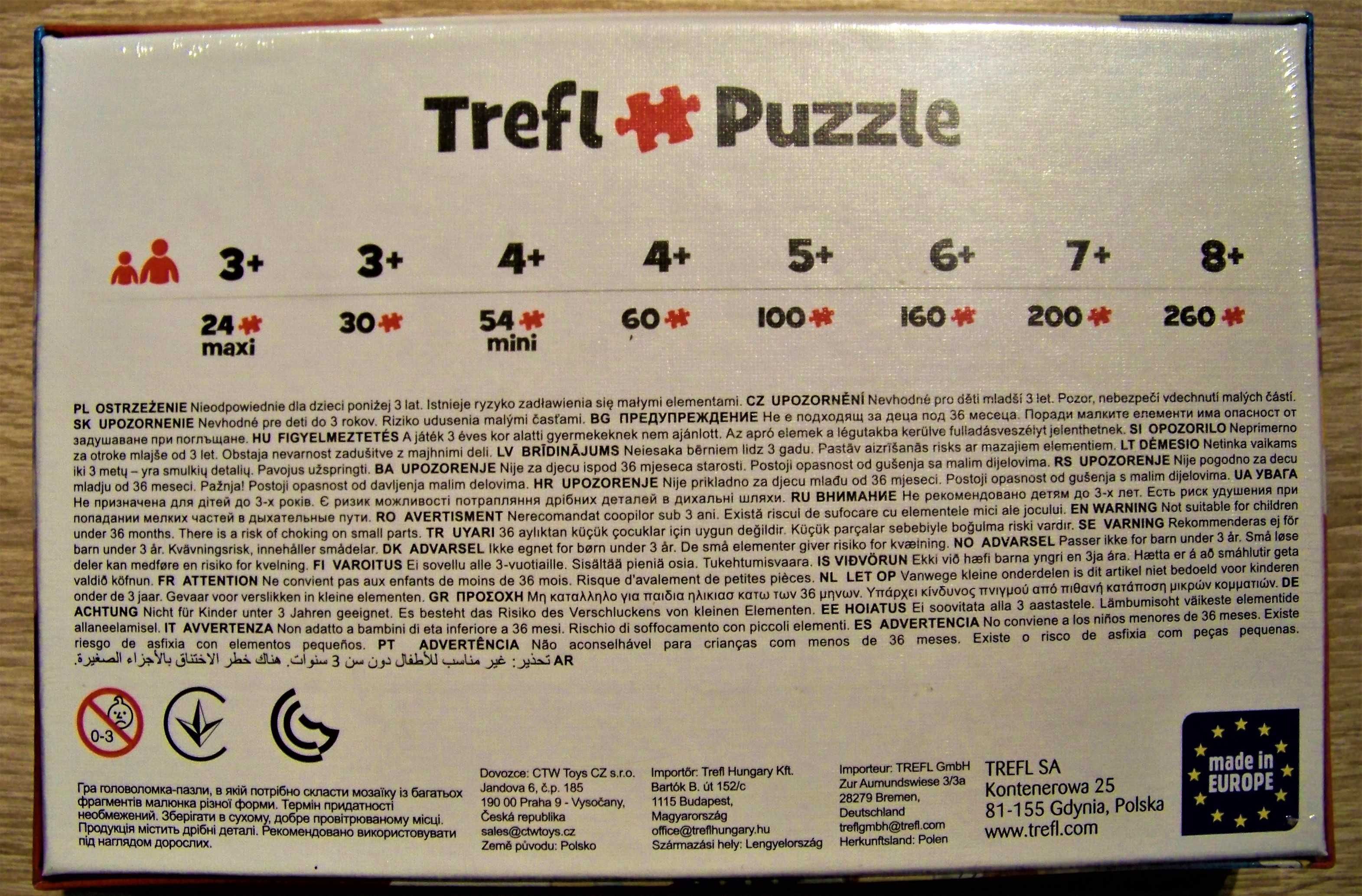 Puzzle 60 elem. TREFL Myszka Miki ciekawy dzień 4+