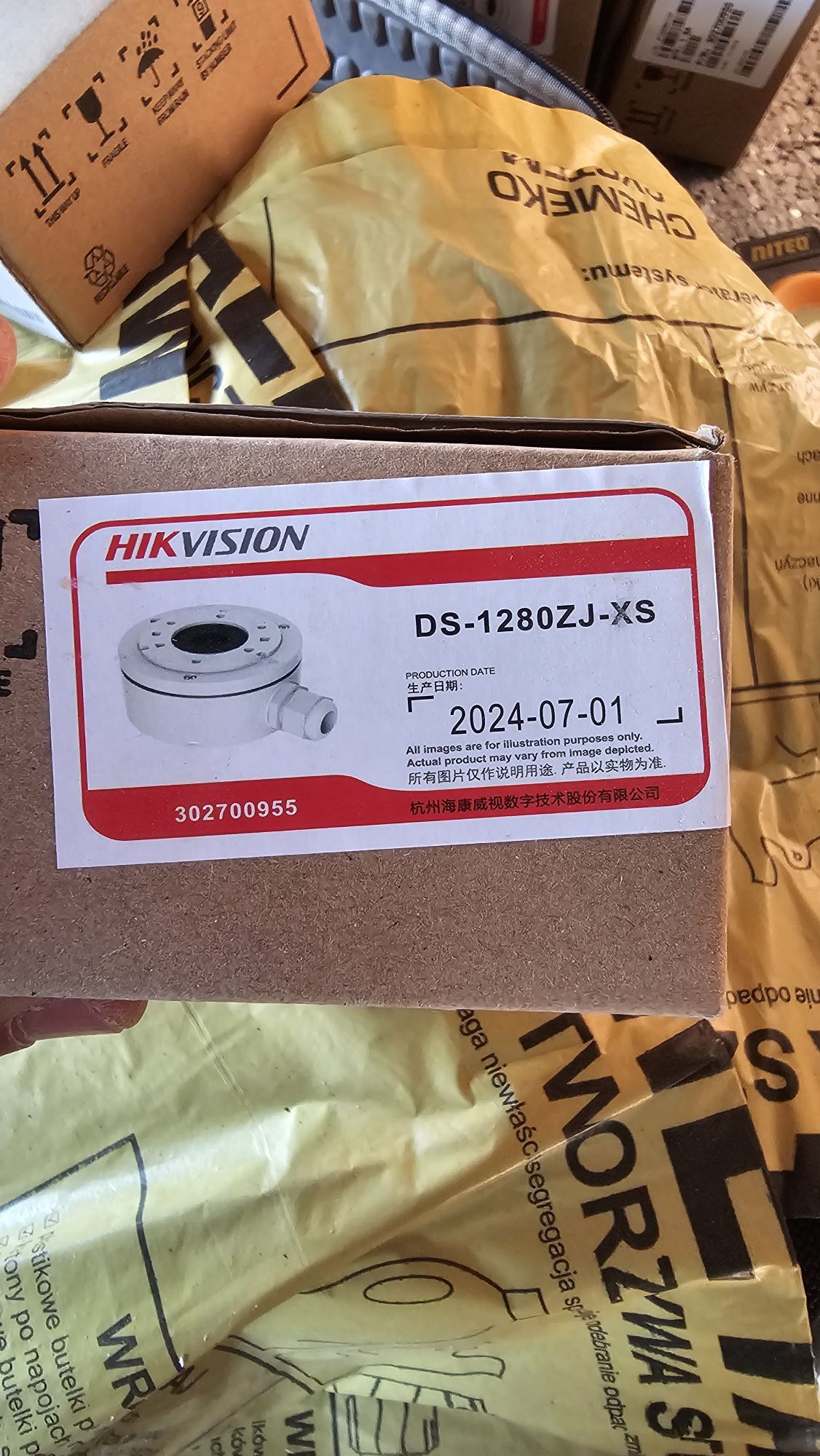 Adapter Uchwyt Puszka montażowa do kamer Hikvision DS-1280ZJ-XS