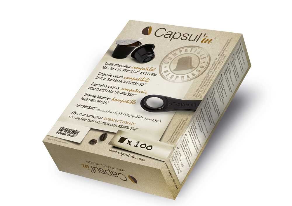 Капсули Nespresso – порожні капсули Capsul'in