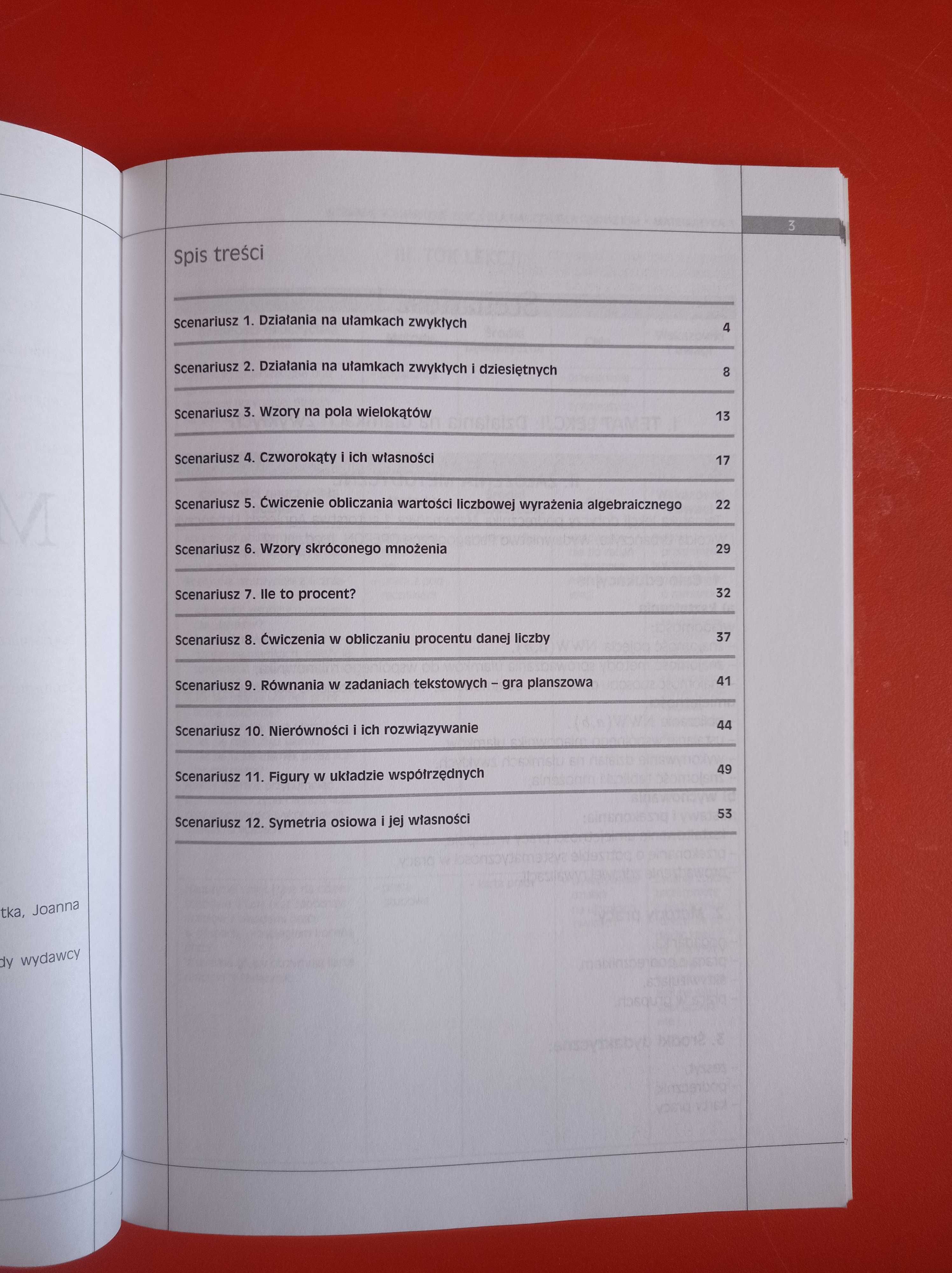 Matematyka 1 wybrane scenariusze lekcji Operon