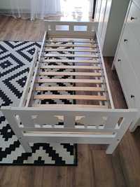Ikea Kritter rama łóżko dla dzieci z barierką materac Vyssa 160x70