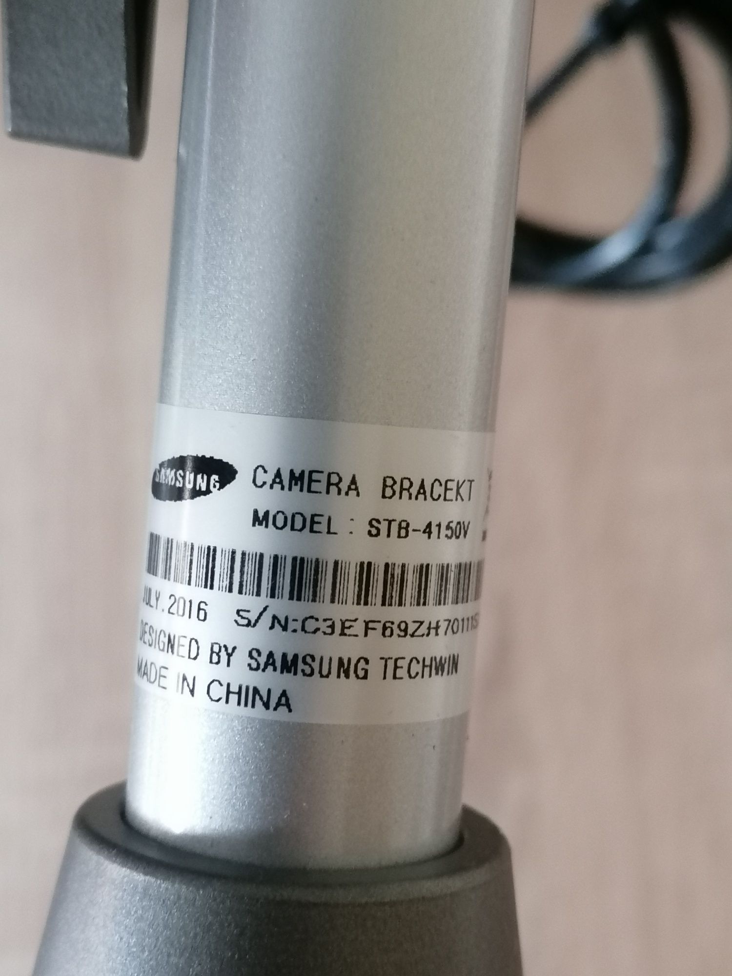 Kamera wewnętrzna przemysłowa SAMSUNG SCB-5000PH z obiektywem + uchwyt