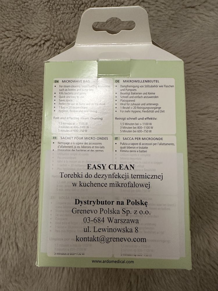 Woreczki do sterylizacji Easy Clean, 2 woreczki