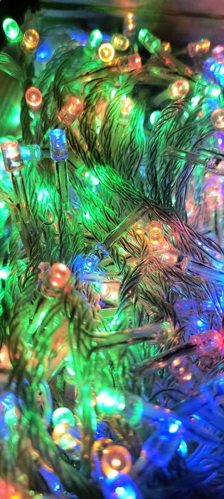 Гірлянда 25 метрів прозорий провід