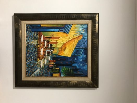 Quadro Réplica Van Gogh "O Terraço do Café à Noite"