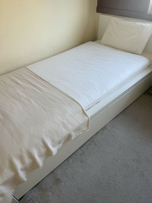 Cama solteiro 200x90 com gavetas arrumação (+estrado);com/sem colchão