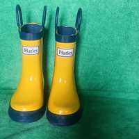 Резиновые  сапоги  Hatley Yellow & Navy  , 14 см