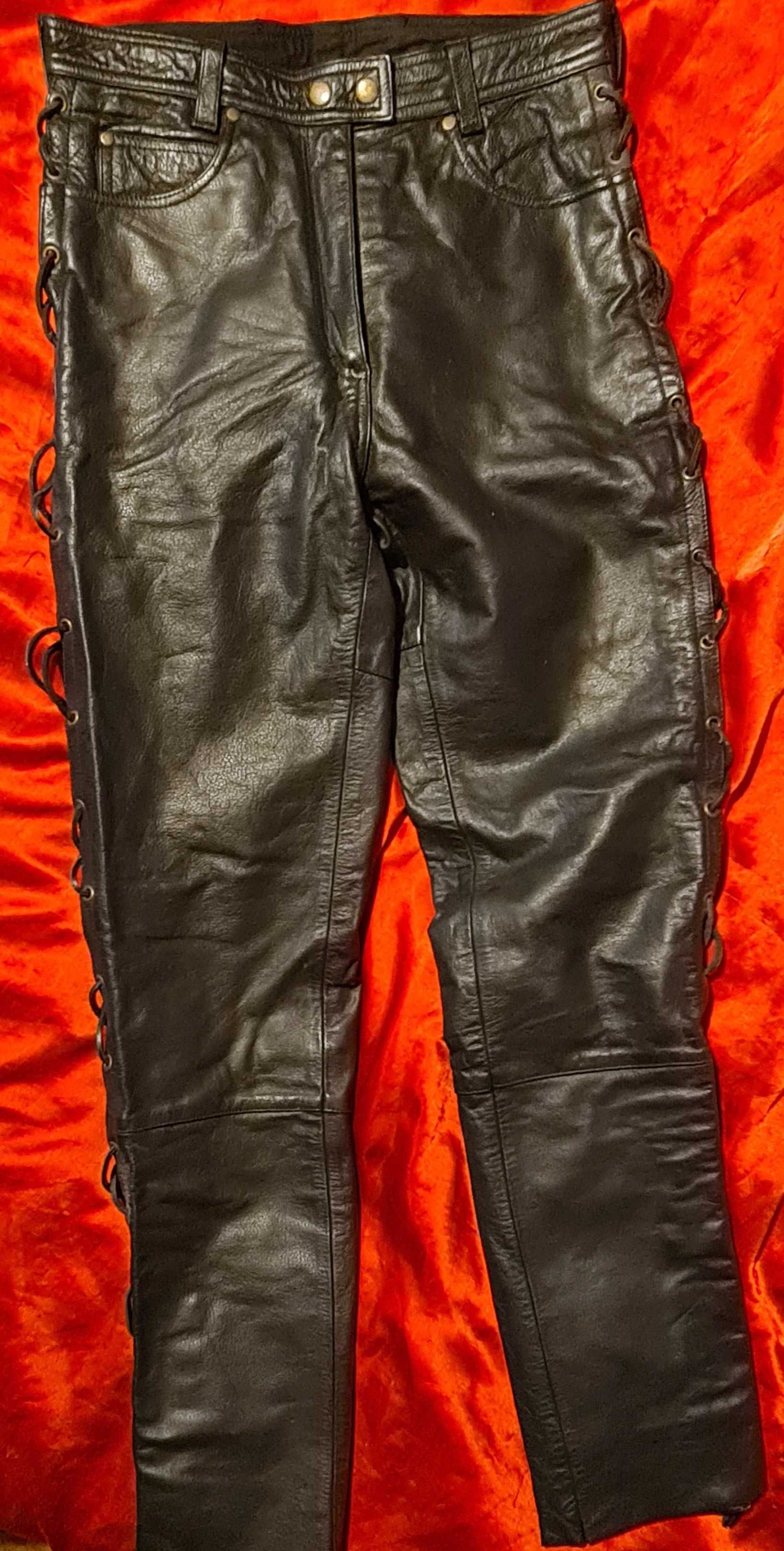 HEIN GERICKE spodnie motocyklowe skórzane 40