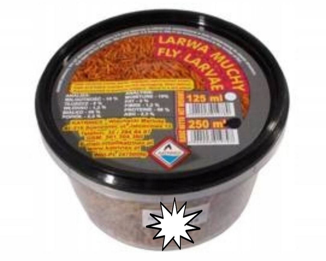 Katrinex Larwa Muchy pokarm dla Gadów 125ml