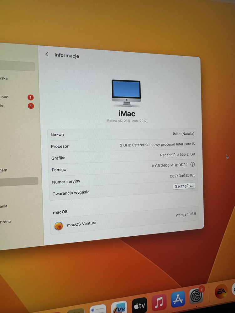 iMac 4K 2017 21.5