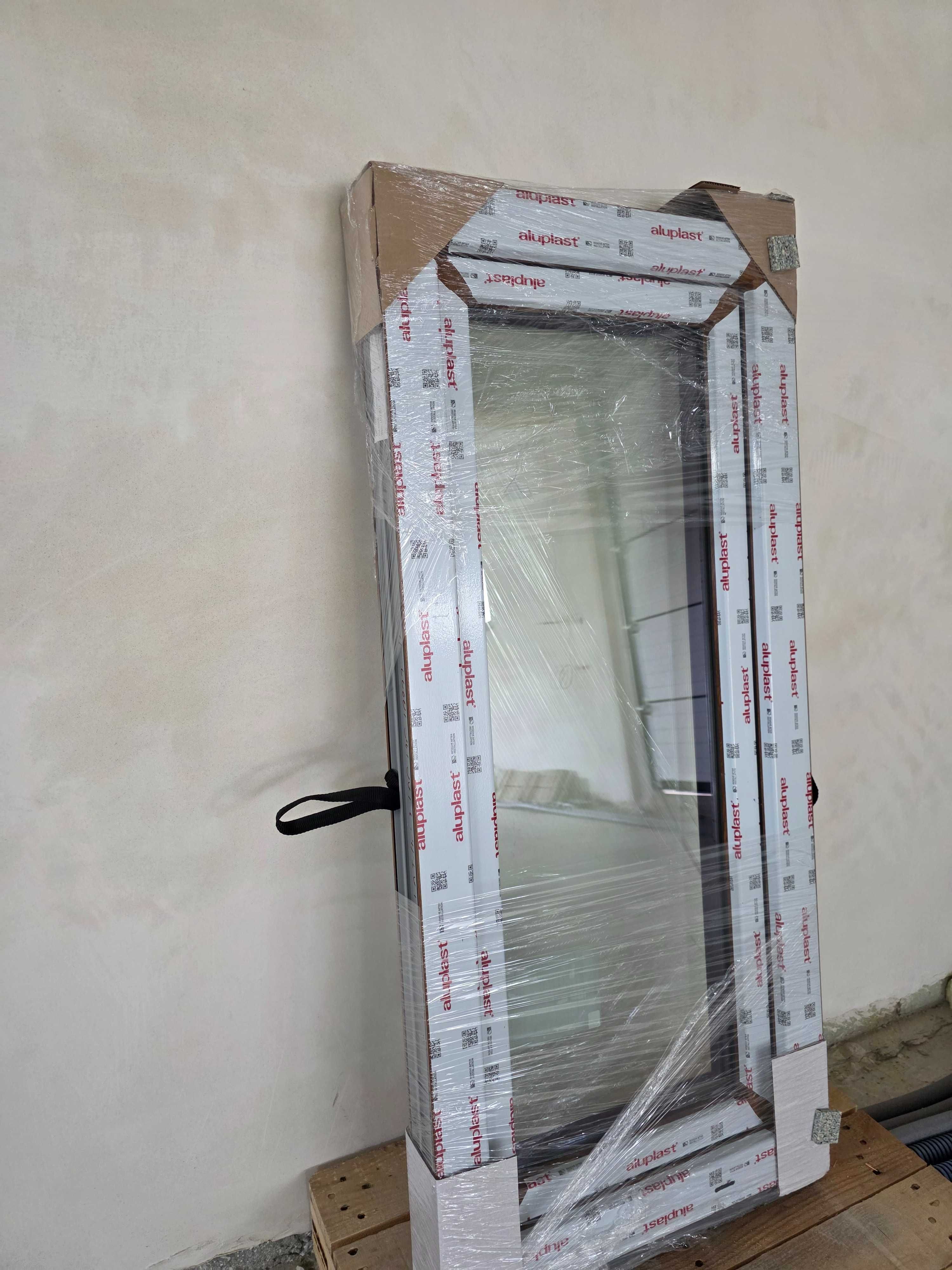 Nowe energooszczędne  okna  ALUPLAST INTERTEC 85  obustronny złoty dąb