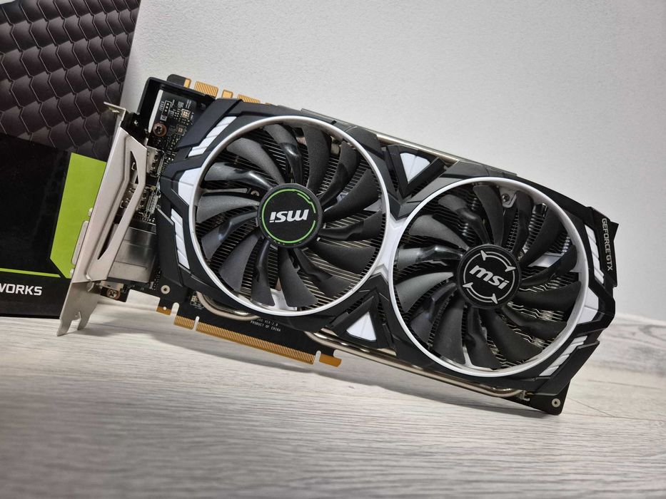 ігрова відеокарта GTX1080Ti 11GB 352bit MSI Armor OC. Trade-in