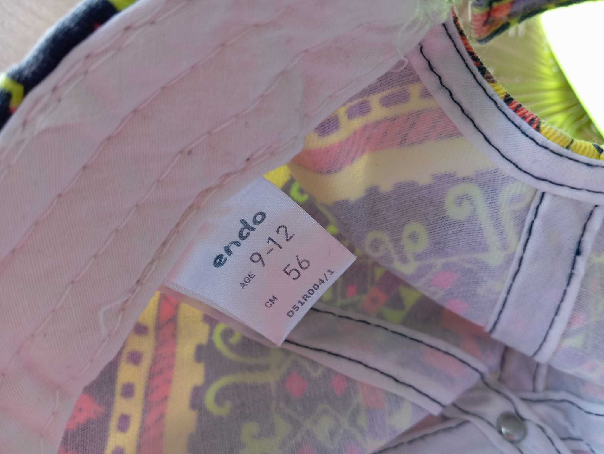 Dwie czapki dziewczęce Benetton ENDO 56 cm  9-12 lat