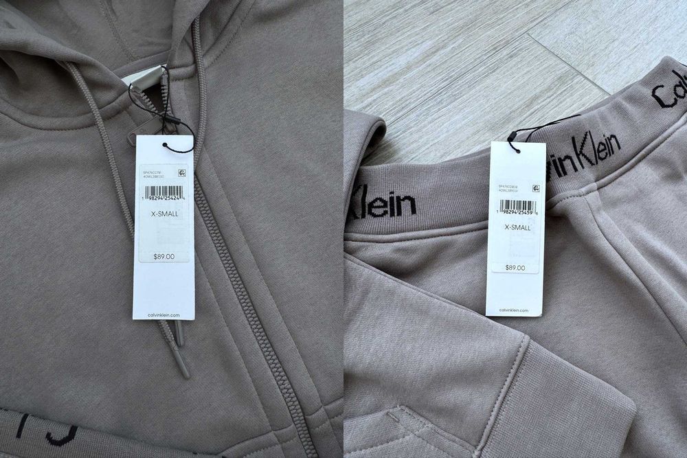 США! Теплі жіночі спортивні костюми Calvin Klein Оригінал! Фліс XS,S,M