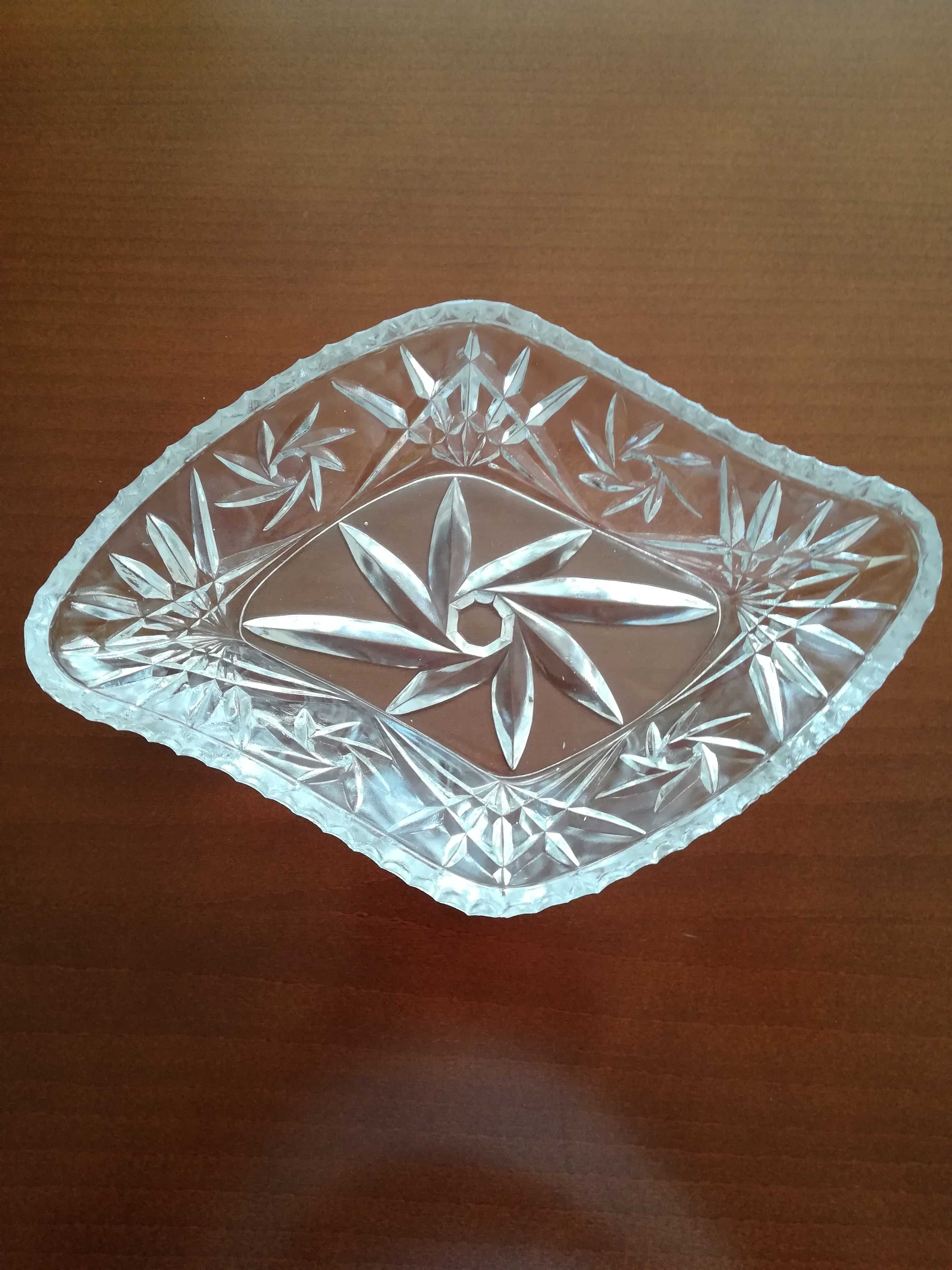 Salaterka Półmisek Szkło kryształowe 26,5cm x 18cm