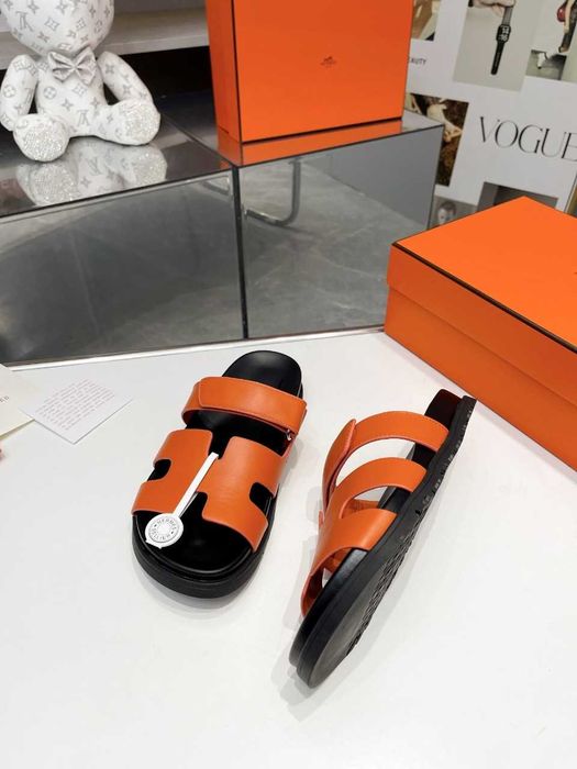 HERMES Chyre klasyczne buty z luksusowym wykończeniem buty