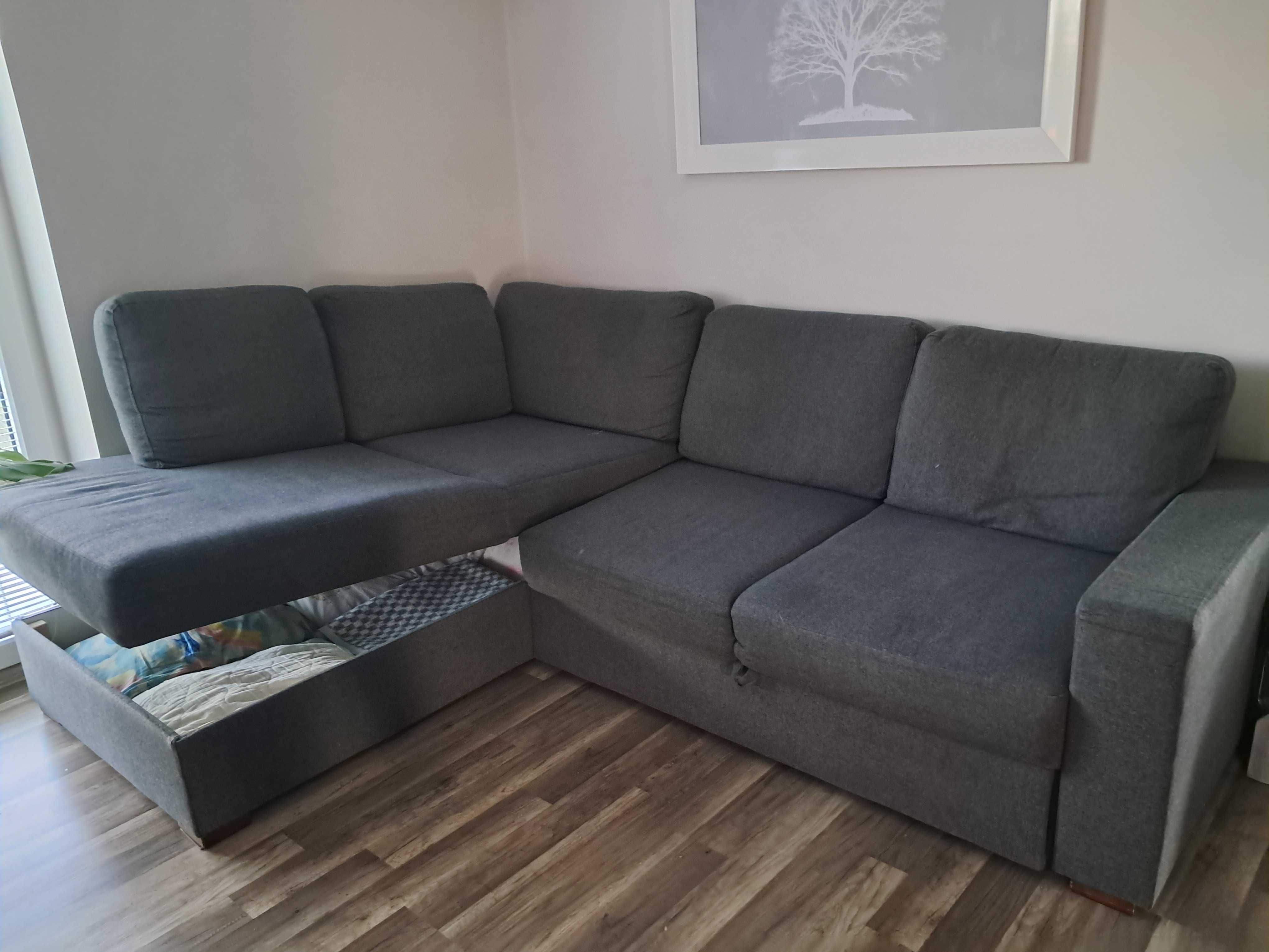 Narożnik z funkcją spania