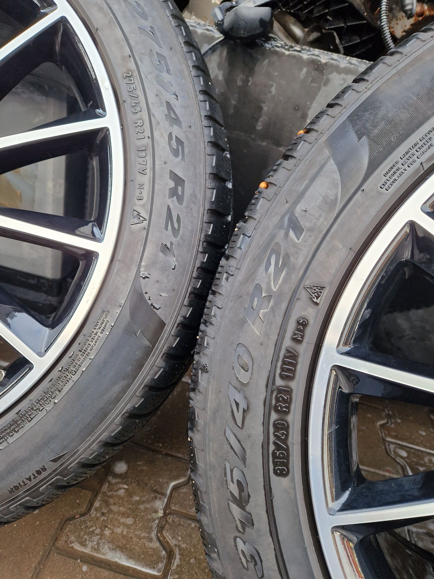 Oryginalne Koła zima Mercedes-Benz GLE AMG W167 275/45R21 315/40R21 22