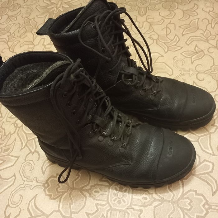 Берці зимові тактичні шкіряні Кіборг, берцы кожанные зимние Киборг, 44