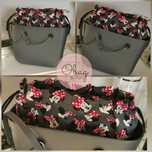 OBAG O BAG standard grafit. Nowy zestaw by Patt. Myszka Mickey Minnie