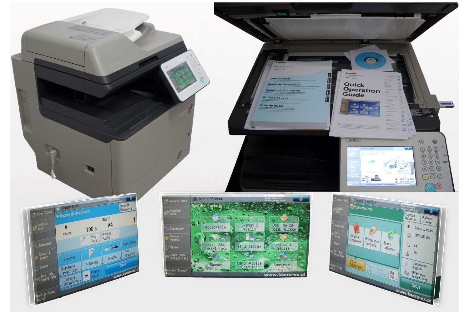 .: Canon imageRUNNER ADVANCE 400i adv400 Kserokopiarka iR-ADV :.