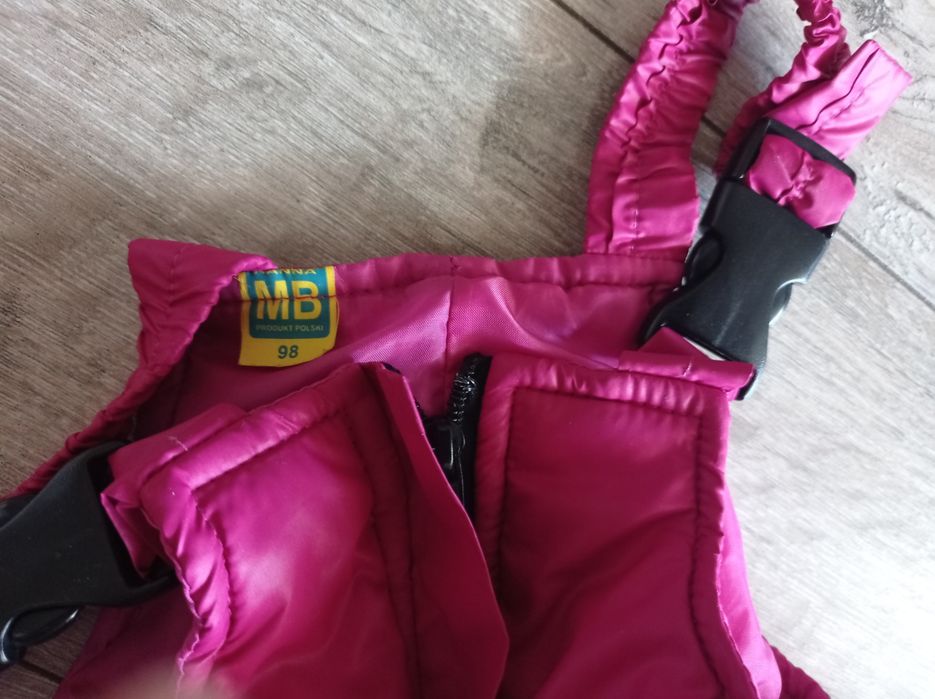 Spodnie zimowe dla dziewczynki 98