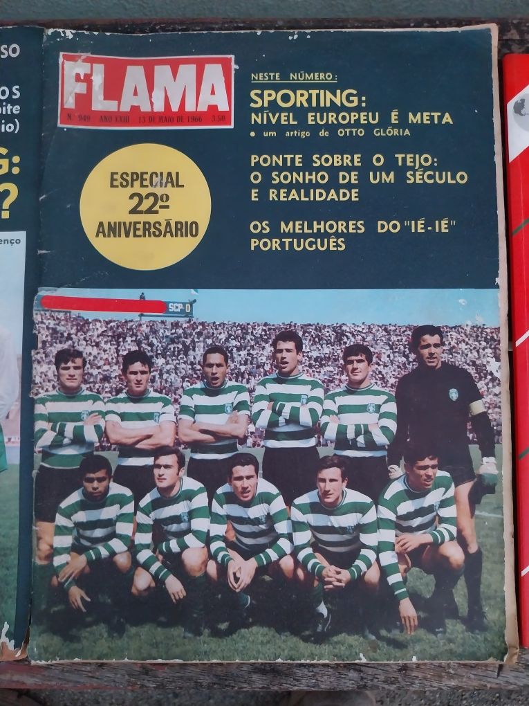 Revistas antigas de desporto