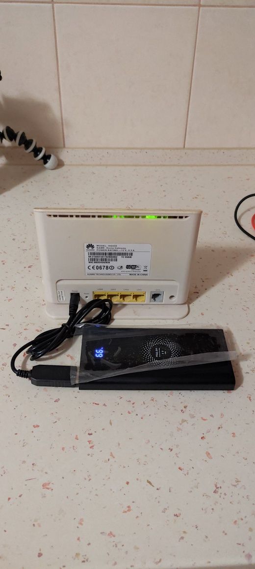 Кабель для роутера USB - DC  5,5x2,5 (2,1) - 12V(9V) (0.8-1.5А)