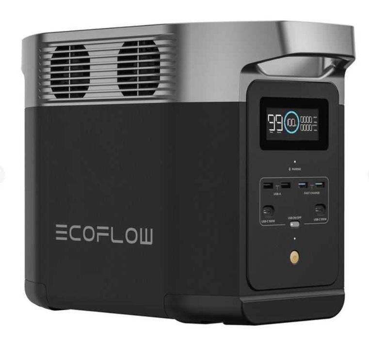 Портативна ел. станція Ecoflow Delta 2.  2Max  (1.8-3.6kWt)  КРЕДИТ!