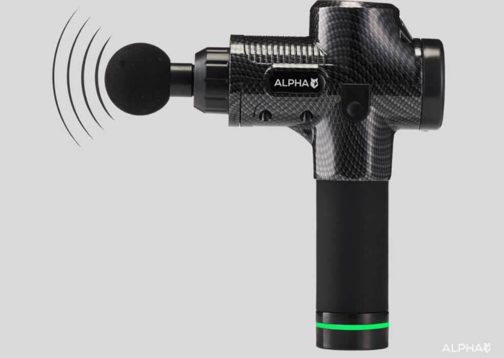 Вібромасажер Alpha Massage Gun Pro AMG-01 для всього тіла, спини, ніг