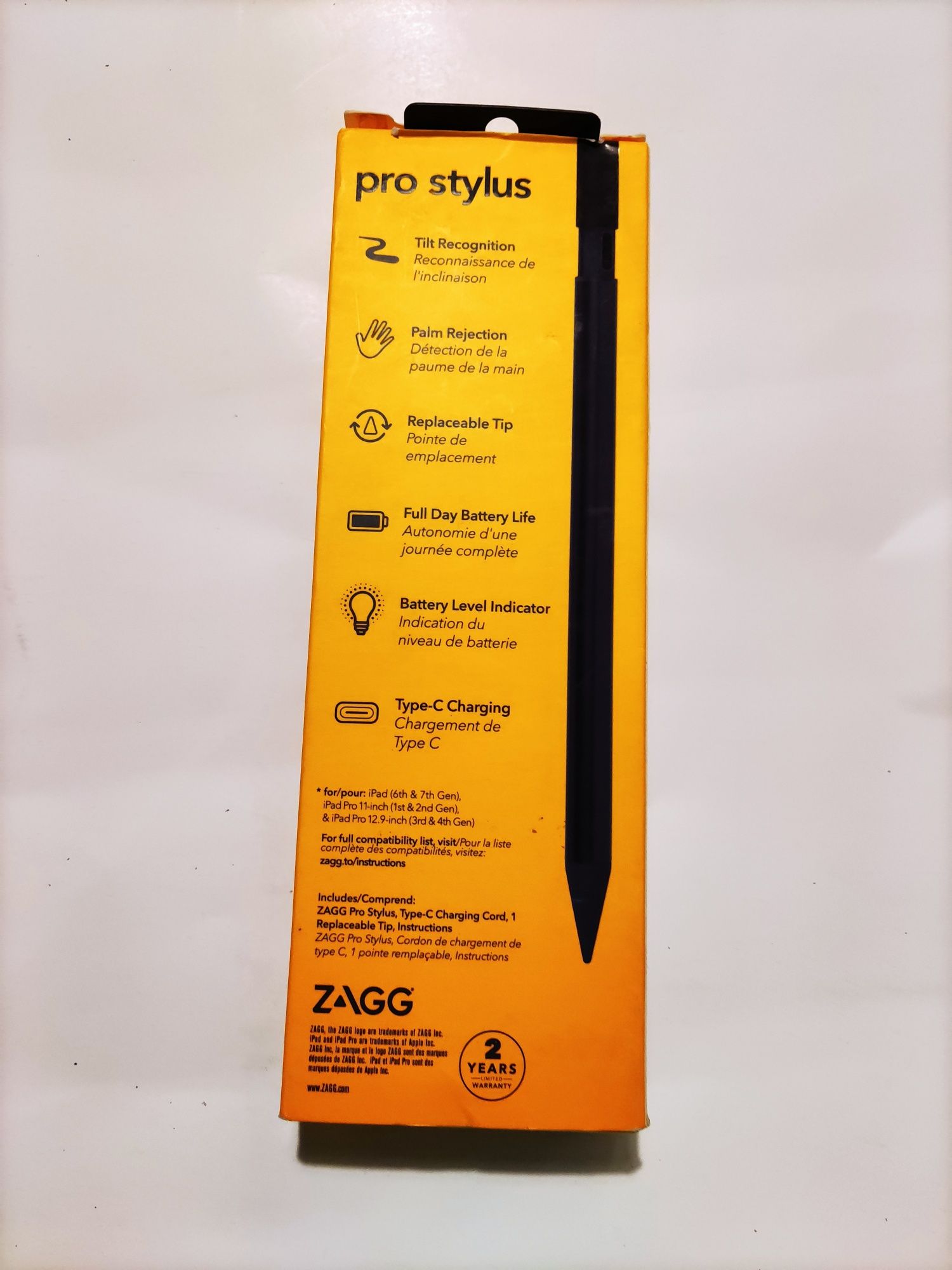 Caneta Ativa Digital ZAGG Pro Stylus Preto