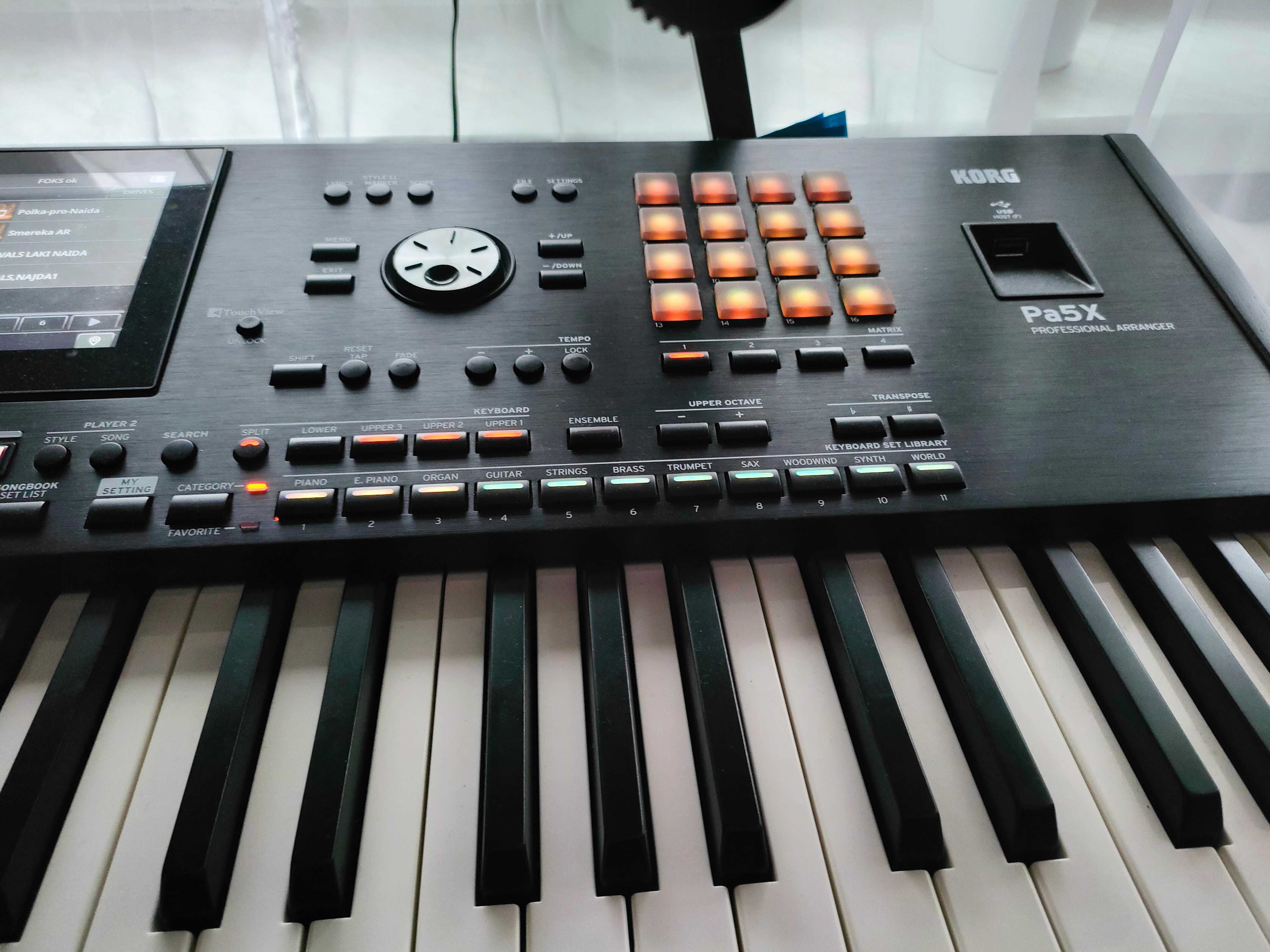 Korg PA 5X 61 kl. + TWARDY FUTERAŁ