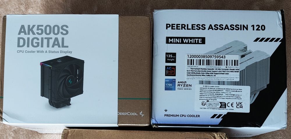 Кулер Thermalright PA 120, Deepcool AK500s