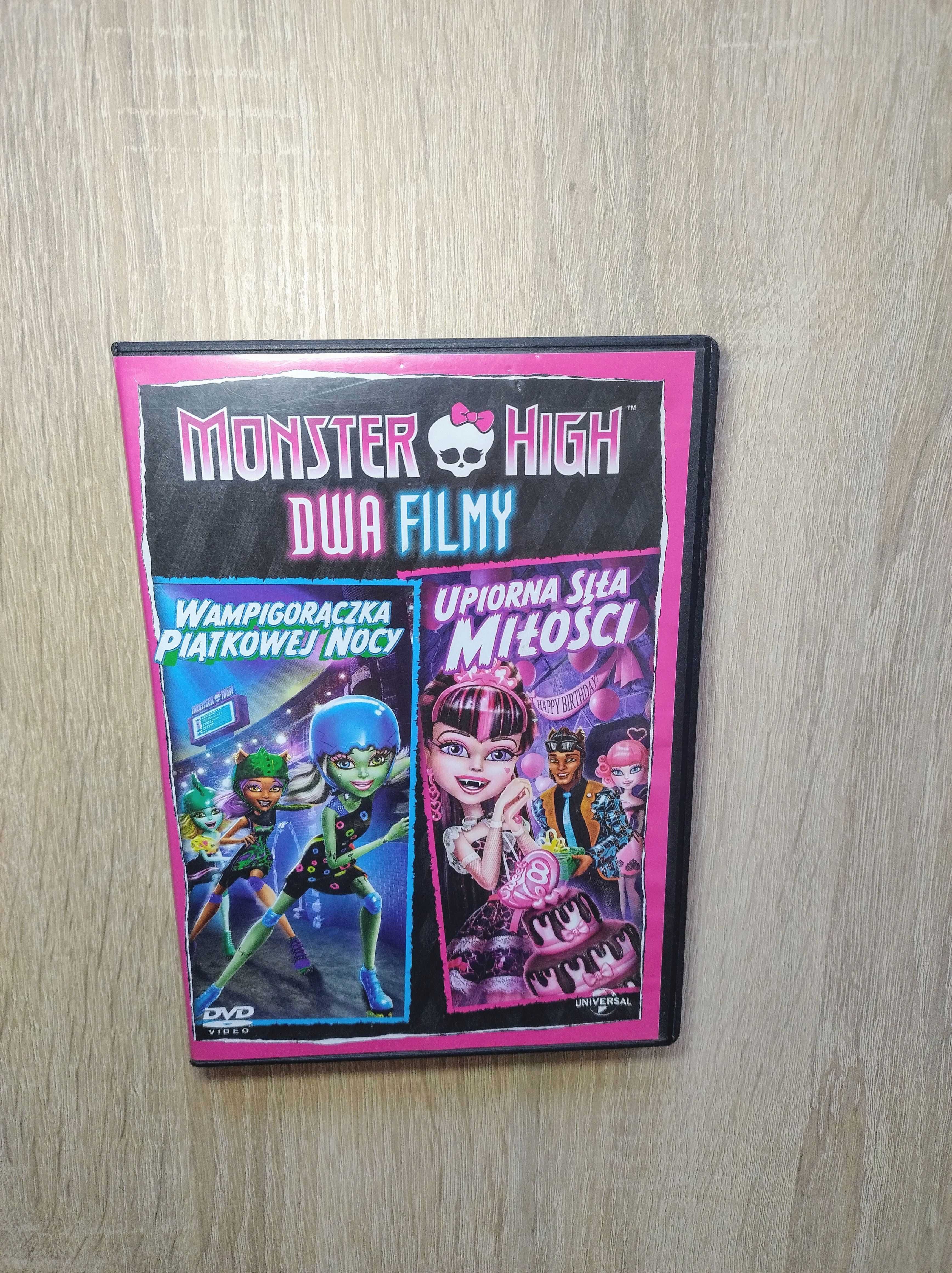 Film DVD Monster High bajka 2 filmy płyta