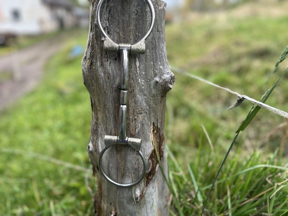 Wędzidło B. Allen D-Ring Snaffle – SS Roller, 5”
