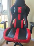 Gamer Chair preto e vermelho