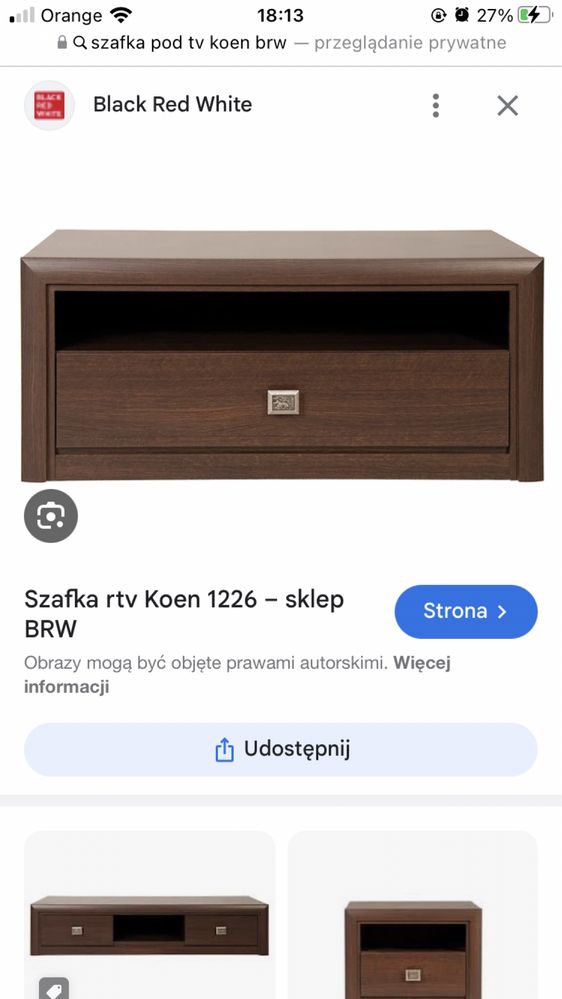 Komplet mebli do salonu brw KOEN