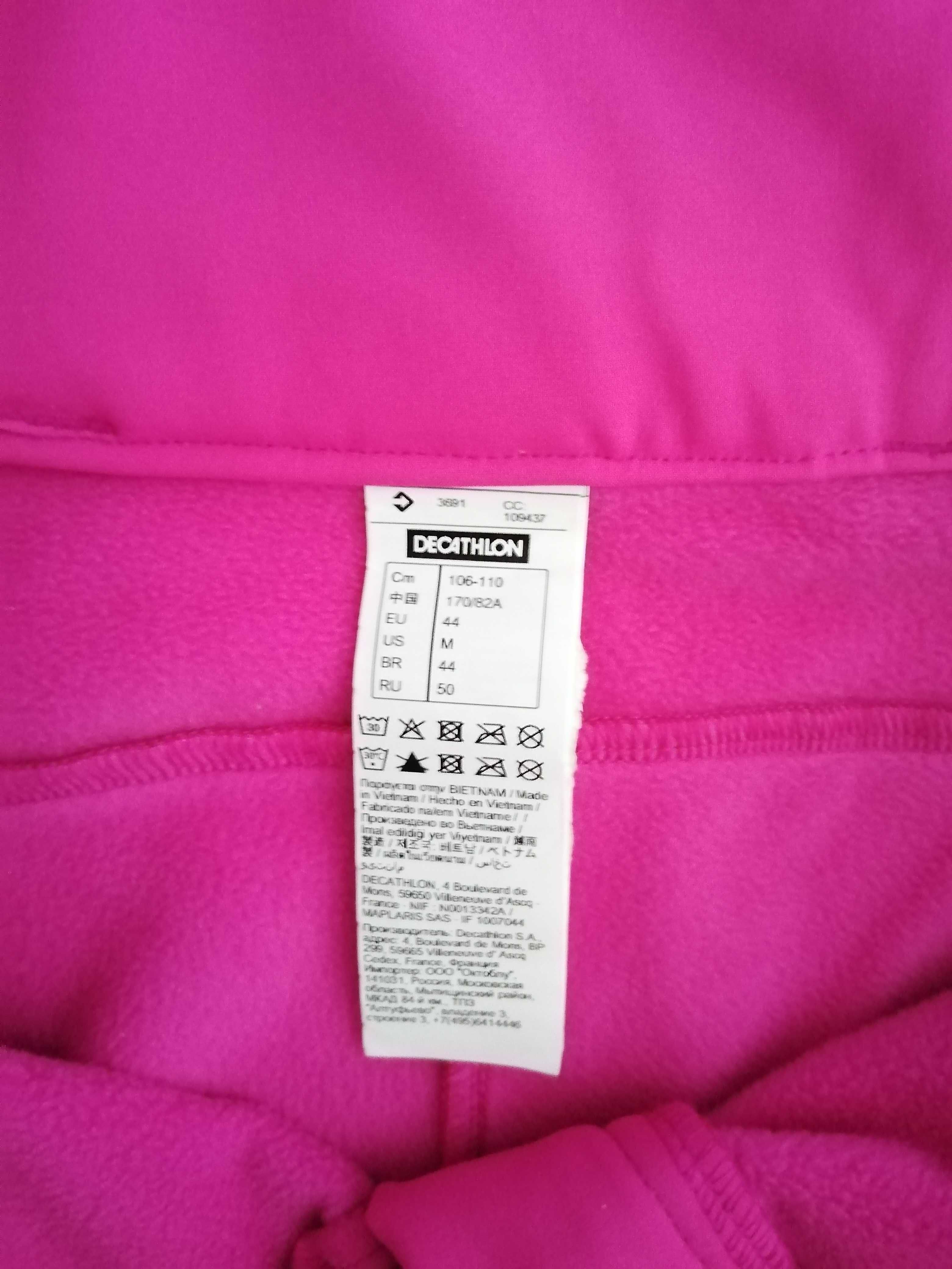 Calças de Ski/caminhada rosa Decathlon