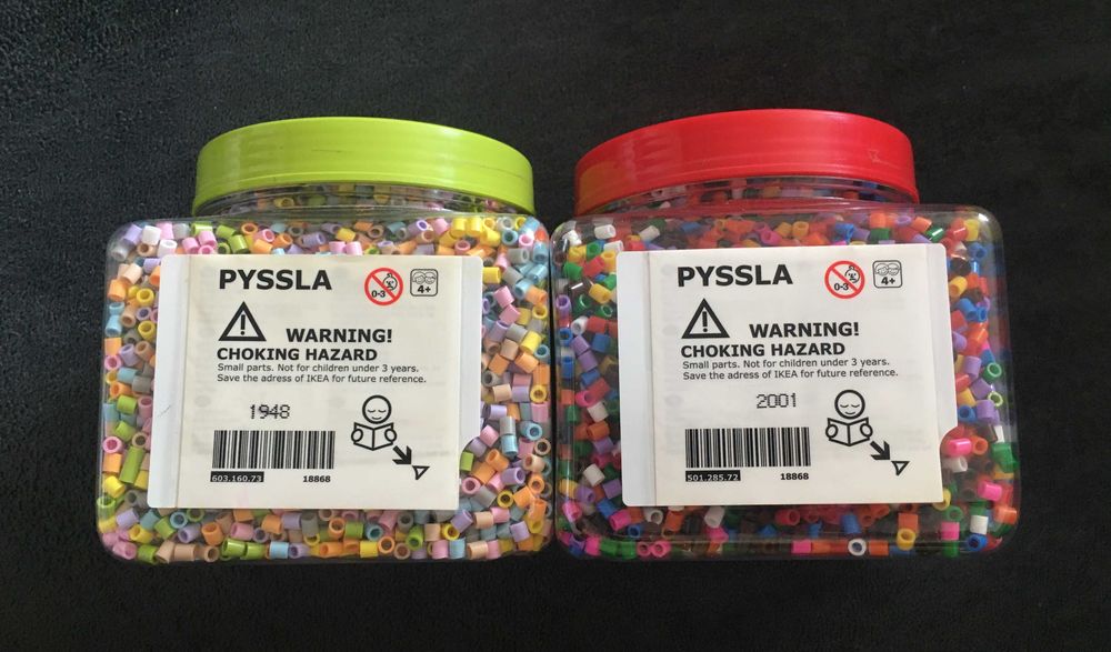 Koraliki do prasowania Ikea Pyssla