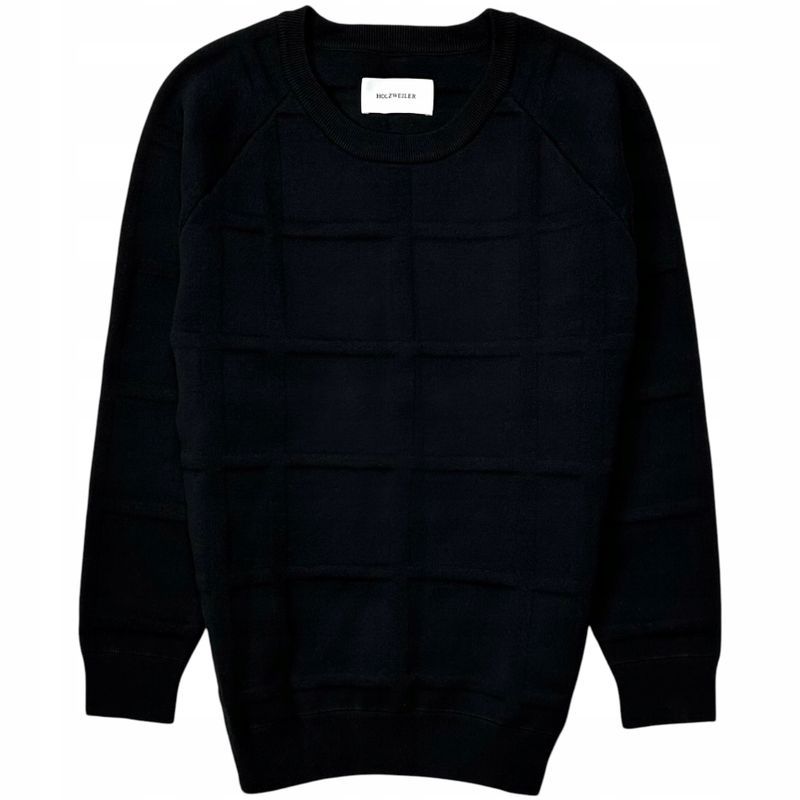 Holzweiler Bluza Crewneck Męska we Wzór 3d Geometryczny r. M/L