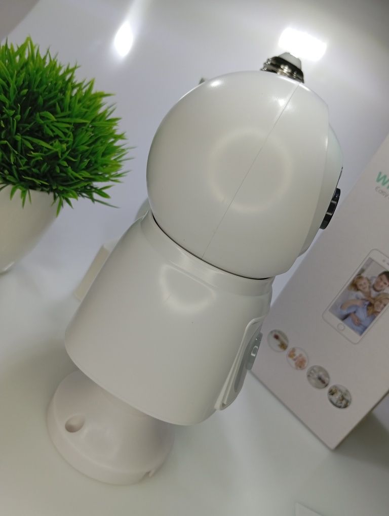 ‼️ПОДВІЙНА Icsee E27 cam 8mp ВАЙФАЙ WI-Fi Камера під ЦОКОЛЬ ЛАМПОЧКА‼️