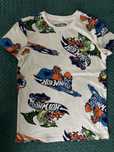 128 tshirt HotWheels jak nowa