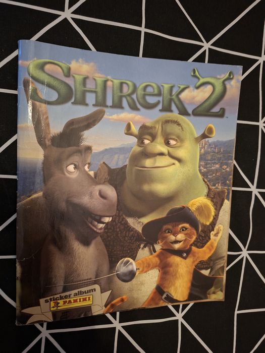 Caderneta cromos shrek 2