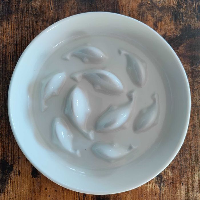 Miska dla kota spowalniająca, ceramiczna, nowa, nieużywana