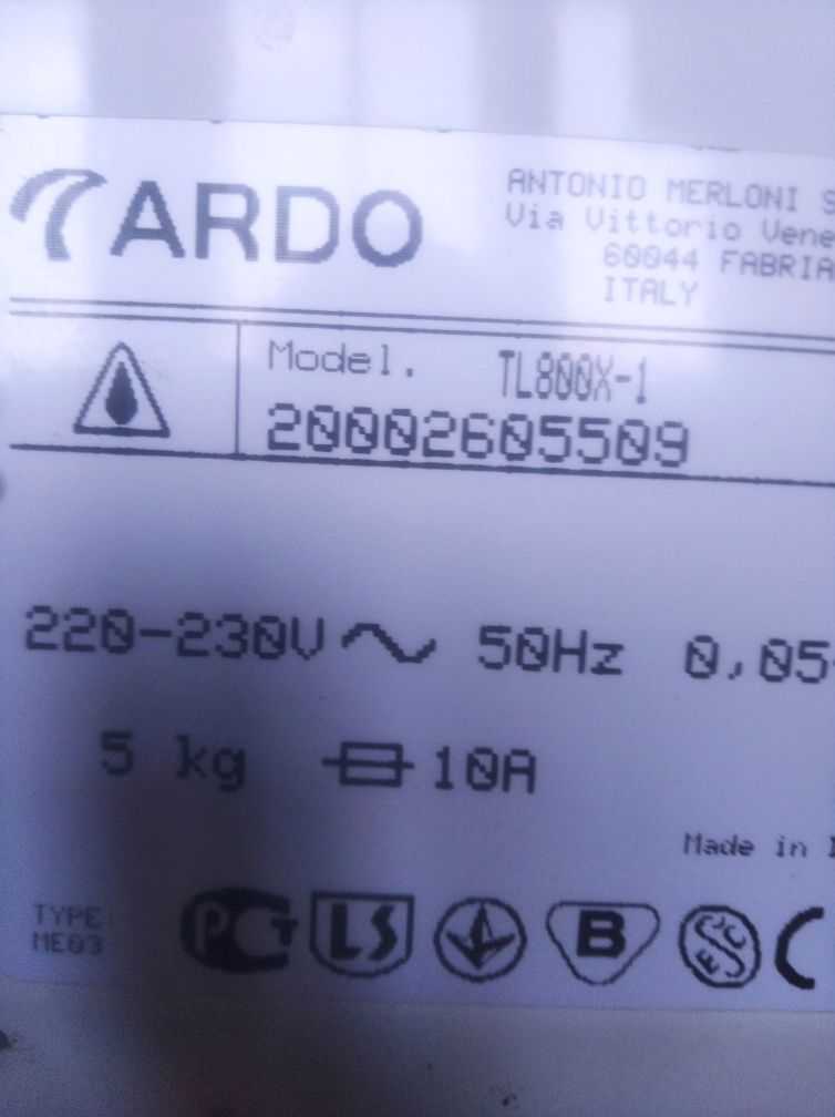 Продам запчасти б/у на стиральную машину ARDO  TL800X-1