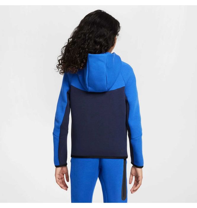 ОРИГІНАЛ! Кофта Nike Tech Fleece Fz Wr Blue M L XL Kids | HV5867-451
