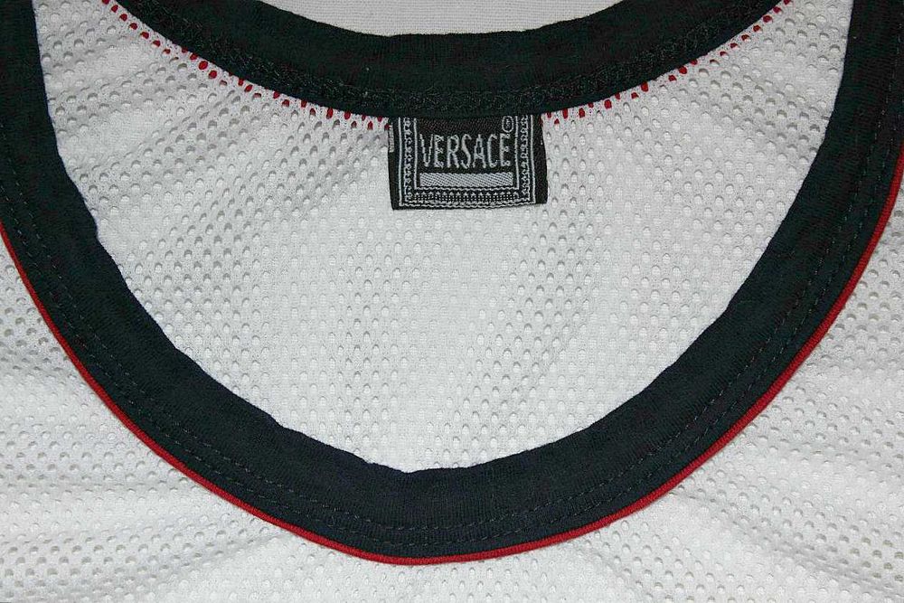 Мужская Белая Майка в Сетку «VERSACE» (SIZE M)