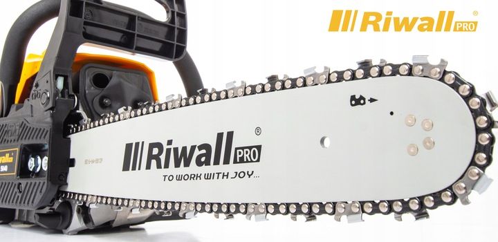 Piła Łańcuchowa Spalinowa Riwall Moc 4500 W / 8 Km