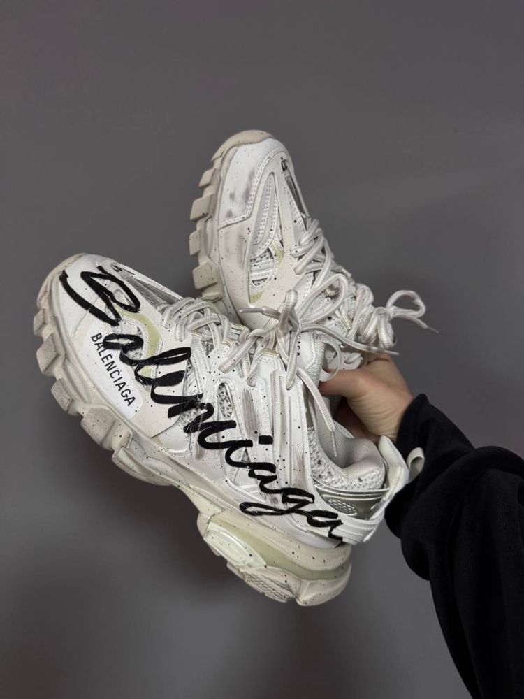 БЕЗ ПЕРЕДОПЛАТ‼️ Жіночі кросівки Balenciaga Track 3.0 White logo